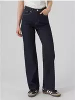Vero Moda Jeans Tessa 10297608 Dunkelblau Wide Leg Damen