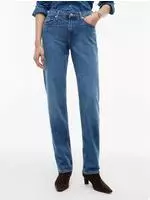 Tommy Hilfiger Jeans Classic WW0WW42489 Blau Straight Fit Damen