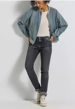 Street One Casual Fit Jeans Slim Fit Heavy Washed