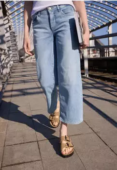 Street One Studio Bleached Wide Leg Jeans ultra bleach random (Damen) (F37970317367)
