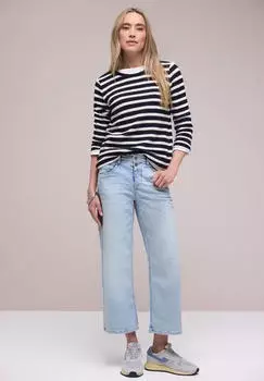 Street One Style Emee High-Waist Loose-Fit Jeans Washed