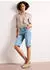 Street One Jane Bermuda Shorts mit Turn-Up Detail Jeans light blue authentic wash (Damen) (A38051617690)