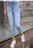 Street One Studio Tapered Leg Casual Jeans light bleached wash (Damen) (F38033017696)