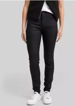 Tom Tailor Coated Nela Skinny Jeans coated black denim (Damen) (1048107-10275)