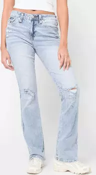 True Religion Becca Mid Rise Bootcut Flap Jeans mimosa destroy (Damen) (206951-IGC2)