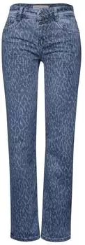 Street One Amalia Jeans mid blue/leo laser (Damen) (A38058417815)
