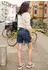 Street One Studio Straight Leg im Casual Fit Jeans dark blue wash (Damen) (F38033517700)