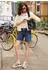 Street One Studio Straight Leg im Casual Fit Jeans dark blue wash (Damen) (F38033517700)