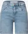 Street One Studio Straight Leg Shorts im Casual Fit Jeans light blue random washed (Damen) (F38103218093)