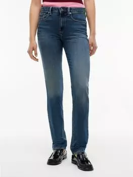 Tommy Hilfiger Harlow Slim mit mittelhohem Bund Jeans ocean/medium wash (Damen) (WW0WW521841A8)