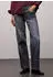 Street One Wide Leg Jeans steel grey washed (Damen) (A38017717623)