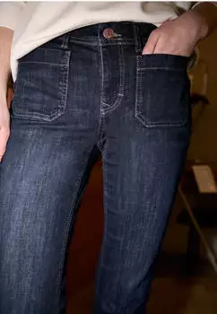 Street One Studio Straight Leg Jeans dark blue washed (Damen) (F38056717806)