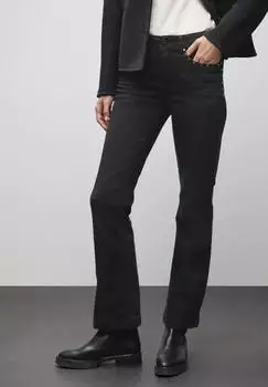 Street One Bootcut mit Nieten Jeans black washed (Damen) (A37978217482)