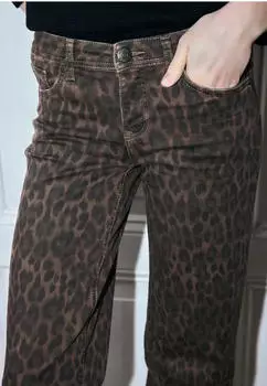 Street One Studio Wide Leg Jeans leo print washed (Damen) (F38040517720)