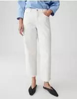 OPUS PANTS 10360313795106, OPUS PANTS Jeans Straight Fit 7/8 MELLY RELAX weiss 