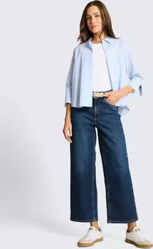 Tom Tailor Nelma Culotte Jeans mid stone bright blue denim (Damen) (1050399-10152)
