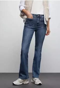 Street One Bootcut Jeans medium blue wash (Damen) (A37975017421)