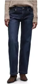 Street One Straight Leg Jeans deep indigo washed (Damen) (A37952417230)
