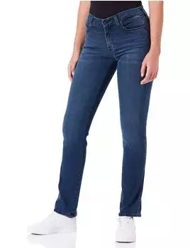 7 For All Mankind Kimmie Straight B(Air) Eco Park Avenue Jeans dark blue (Damen) (JSVMC450BP)