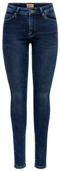 Only Carmen Life Reg Jogg Skinny Fit Jeans dark blue denim