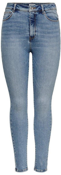 Only Mila HW Ankle Skinny Fit Jeans light blue denim