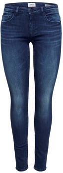 Only Carmen Reg Skinny Fit Jeans dark blue denim