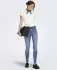 Only Power Mid Push Up Skinny Fit Jeans light blue denim