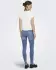 Only Power Mid Push Up Skinny Fit Jeans light blue denim