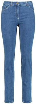 Gerry Weber 5-Pocket Jeans Straight Fit Kurzgröße blau (1-92306-67930-84100)