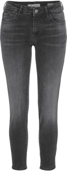 Mavi Adriana Ankle Super Skinny Jeans dark grey distressed (10729-25991)