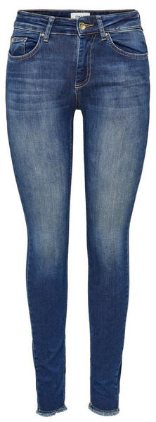 Only Blush Life Mid Ankle Skinny Fit Jeans (15209617) dark blue denim