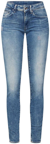 G-Star Lynn Mid Waist Skinny Jeans aged destroy