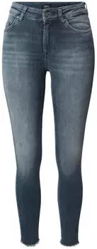 Only Blush Life Mid Ankle Skinny Fit Jeans special blue grey denim