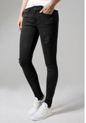Urban Classics Ladies Ripped Denim Pants (TB1362-00709-0005) black washed