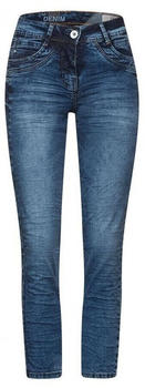 Cecil Scarlett Loose Fit Jeans (B373931) mid blue used wash