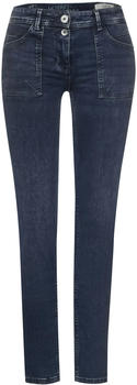Cecil Charlize Slim Fit Jeans blue black