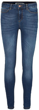 Noisy May Lucy NW Skinny Fit Jeans dark blue denim