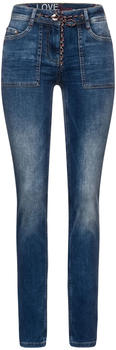 Cecil Scarlett Loose Fit Jeans (B374438) mid blue wash