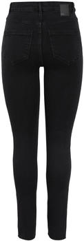 Pieces Pcemi Hw Skinny Slit Jeans Blc Bc (17118064) black denim