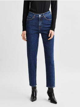 Selected Slfamy Hw Slim Row Blue Jeans U Noos (16081223) dark blue denim