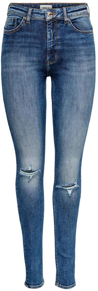 Only Paola Life HW Skinny Fit Jeans light medium blue denim