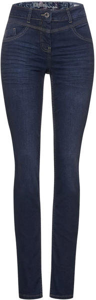 Cecil Toronto Slim Fit Jeans (B374674) dark blue wash