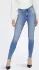 Only Power Mid Push Up Skinny Fit Jeans special bright blue denim