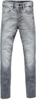 G-Star 3301 Mid Waist Skinny Ankle Jeans sun faded glacier grey