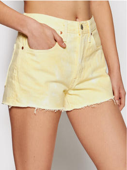 Levi's 501 High Waisted Shorts (56327) yellow/in the flan