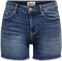 ONLY Jeansshorts "ONLBLUSH &ndash; Jeansshorts mit fransigem Saum" Abriebeffekte,