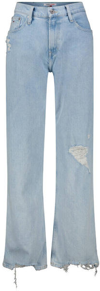 Tommy Hilfiger Betsy Mid Rise Loose Distressed Jeans light blue