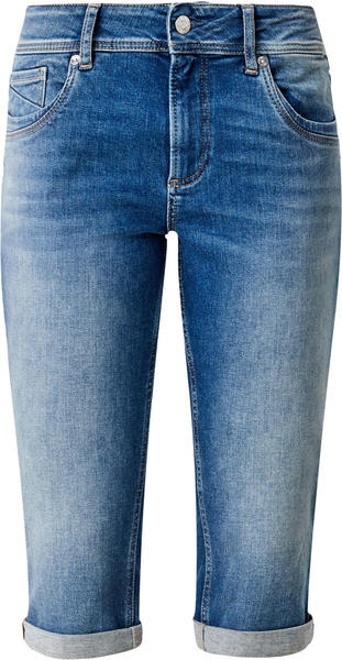 S.Oliver Slim: Legere Capri-Jeans blue stret
