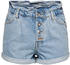 Only Cuba Paperbag Denim Shorts (15200196) light blue