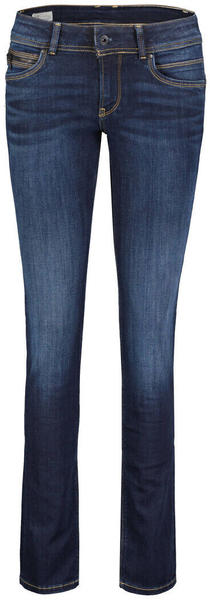 Pepe Jeans New Brooke Slim Fit Mid Waist Jeans (PL204165H06) ultra dark blue